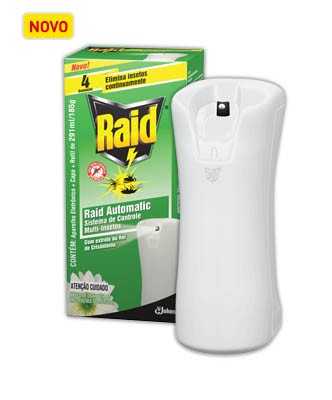 Raid Automatic c/ Aparelho e Refil 291 ml